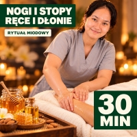 30 - minutowy masaż nóg i stóp/rąk i dłoni 