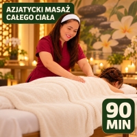 90 - minutowy azjatycki masaż całego ciała (full body massage)
