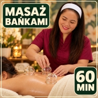 60 - minutowy masaż bańkami (ventosa massage)